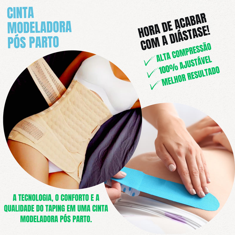 Cinta Modeladora Pós Parto e Cirúrgico / Diástase / Kit Completo